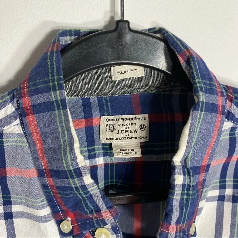 J.Crew Slim Plaid Button Down Shirt Medium Men’s